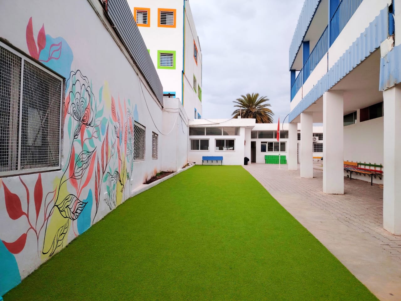 Espace de l'école — environnement calme
